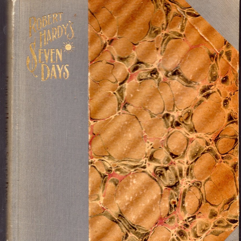 Vintage Decorative Binding Book Robert Hardy's Seven Days